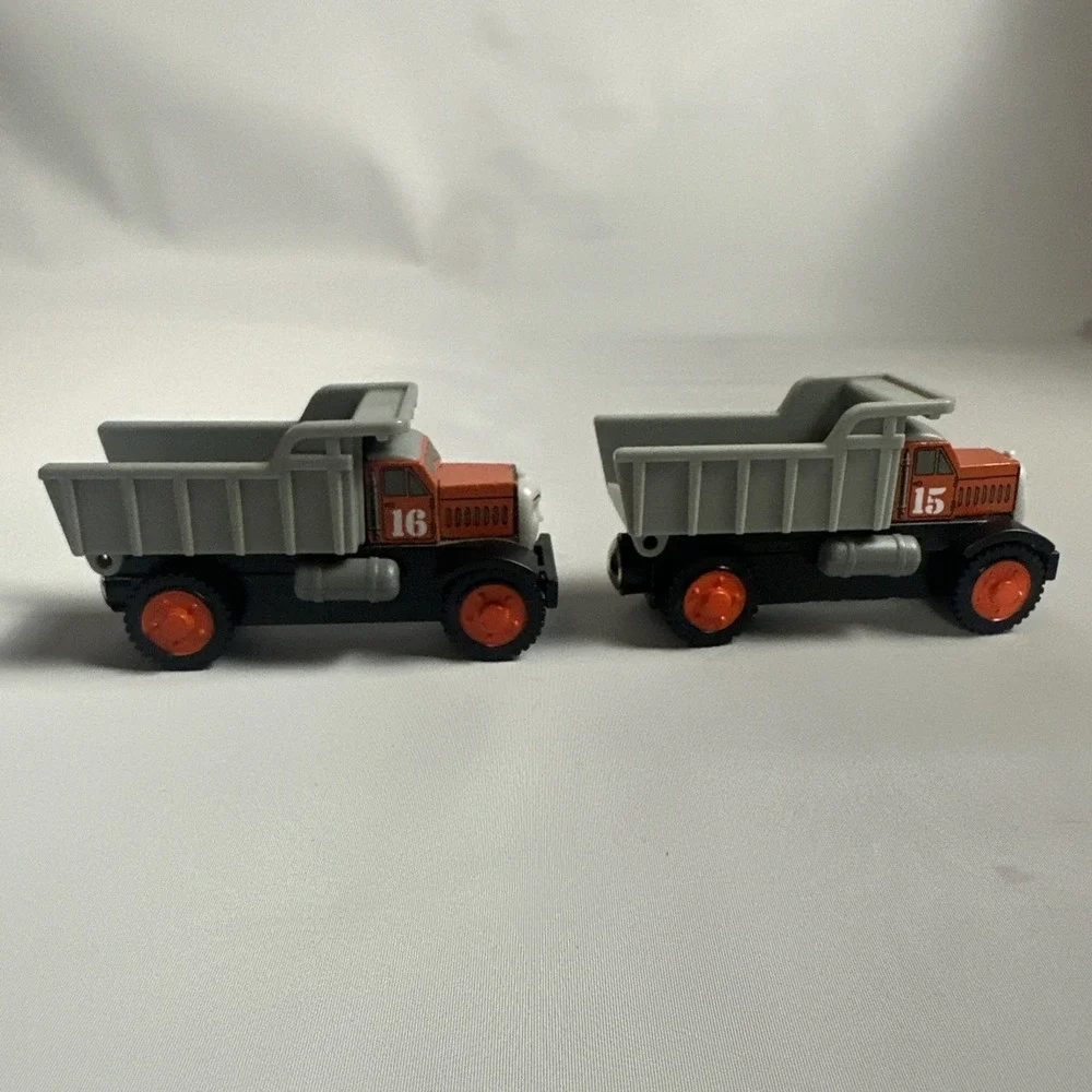 Thomas Wooden Railway Max and Monty - 2007 Train Set 2 Piece Lot